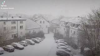 wintereinbruch st wendel🌨️🌨️🌨️🌨️ [upl. by Kohl679]