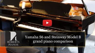 Comparison between Yamaha S6 and Steinway Model B grand pianos [upl. by Lymn413]