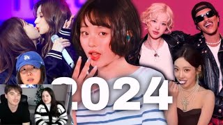 Reacting To Kpop Viral Moments Of 2024 [upl. by Adnawuj]