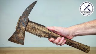 Antique Firefighter Axe  Restoration [upl. by Alym]