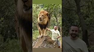 Walking with lions at Casela Nature Park in Mauritius 🇲🇺 [upl. by Eentihw366]