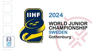 2024 IIHF World Junior Championship  Sweden Gothenburg [upl. by Anwahsar]