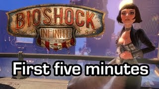 Bioshock Infinite  First 5 minutes of the game Gameplay 1080p [upl. by Dino]