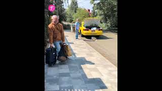 Taxi Driver Demands Tip from Elderly Passenger shorts [upl. by Ehtiaf]