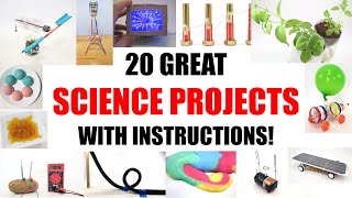 20 Great Science Project Ideas with instructions [upl. by Harris]