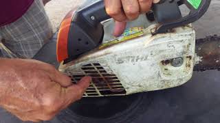 Stihl MS192T Can you diagnose the problem [upl. by Aleiram]