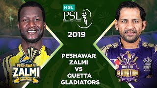 Match 34 Final Full Match Highlights Peshawar Zalmi Vs Quetta Gladiators  HBL PSL 4  HBL PSL 2019 [upl. by Anilrats]