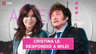 CRISTINA le respondió a MILEI por la QUITA de la JUBILACIÓN de PRIVILEGIO [upl. by Mickey]