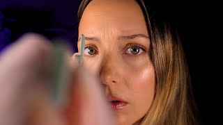 ASMR Cranial Assessment  latex glove physical examination of the head [upl. by Ennovart836]