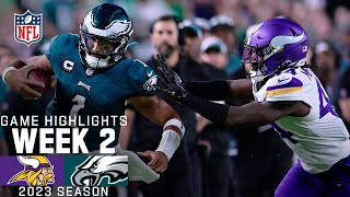 Minnesota Vikings vs Philadelphia Eagles  2023 Week 2 Game Highlights [upl. by Lepper]