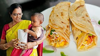 Paneer Tikka Frankie  Brindaம் மாப்பிள்ளையும் Bigg Bossகு போயிருக்காங்க  Aathiran Morning Breakfas [upl. by Llenra]