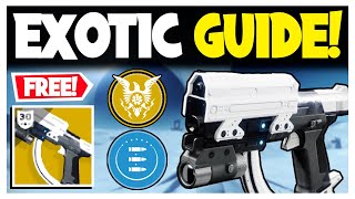 How To Get The HALO MAGNUM Exotic Sidearm Forerunner  Destiny 2 Exotic Weapon Guide [upl. by Artinak324]