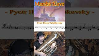 Marche Slave Pyotr Ilyich Tchaikovsky Pt 4 brass tuba orchestra [upl. by Con]