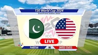 🔴Pak vs Usa Live  11th Match  Pakistan vs United States Live Cricket Match Today T20 World Cup [upl. by Merce]