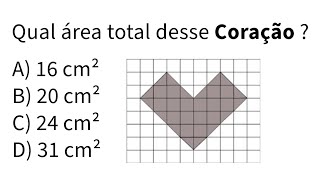 Como calcular ÁREA e PERÍMETRO na malha quadriculada  Prof Freedson [upl. by Jeffries]