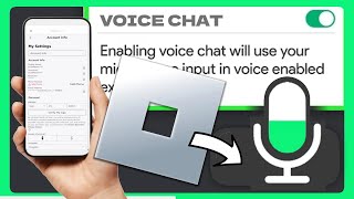 How To Get Voice Chat On Roblox Mobile [upl. by Fiertz]