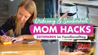 Mom Hacks  Alltag Organisation  Working amp Busy Moms  Ordnung  Zeitsparen  Haushalt  mamiblock [upl. by Gobert]