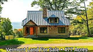 Vermont Real Estate For Sale  477 Acres  Off Grid Homes  Vermont Land For Sale  Trails [upl. by Allisirp733]