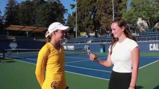 CalTV Sports Shorts Cal Womens Tennis Interviews [upl. by Eelarat]