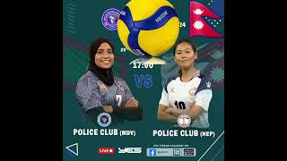 Cava Womans Volleyball Club Championship 2024 Male City Maldives Nepal NPCVs Police ClubMDV🇳🇵 [upl. by Inalaek993]