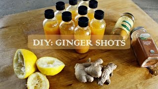 DIY GINGER SHOTS  SisterAv [upl. by Eerrehs113]