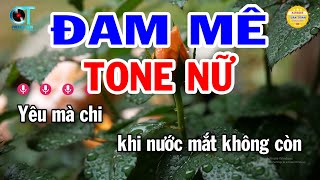 Karaoke Đam Mê Tone Nữ  Fm  Nhạc Sống Beat Mới  Karaoke Tuấn Trình [upl. by Maffei267]