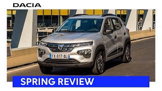 Nieuwe Dacia Spring 2021  Review  Meest betaalbare 100 elektrische auto  Video in Nederlands​ [upl. by Annahvas]