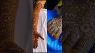 full hand and legs henna design reels real [upl. by Zitah828]