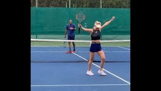 Elina Svitolina vs Gael Monfils [upl. by Lunetta762]