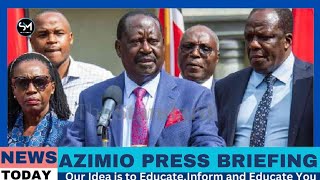 LIVE RAILA ODINGA ADDRESSING THE NATION AFTER REVIEWING BIPARTISANDIALOGUE REPORT  RUTO MUST GO [upl. by Fausta229]