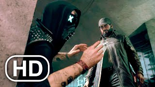 Aiden Pearce Meets Wrench Scene 4K ULTRA HD  Watch Dogs Legion Bloodline Cinematic [upl. by Bianchi]