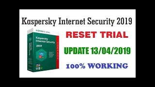 Kaspersky Internet Security 2019 Reset Trial Latest Krt Tool Update 13 4 2019 100 Working [upl. by Hake]