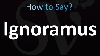 How to Pronounce Ignoramus Correctly [upl. by Nahtnhoj317]