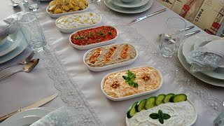 6 Şık ve Piratik Meze Tarifi  MuhammaraHumus  HaydariHavuç TaratorYoğurtlu Köz Patlıcan [upl. by Llerrot]