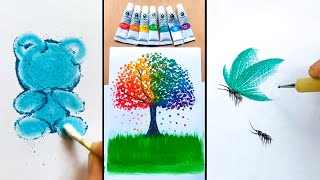 Easy DRAWING TRICKS and CREATIVE IDEAS that YOU WILL LIKE [upl. by Aiciled]