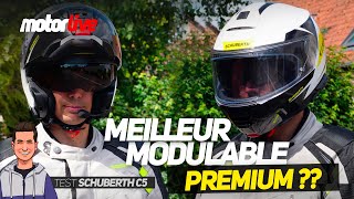 Meilleur modulable premium   SCHUBERTH C5  MOTORLIVE [upl. by Acisseg]