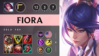 Fiora Top vs Yorick Unstoppable  NA Master Patch 1418 [upl. by Dorrie]