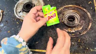 Gas Stove Cleaning Tips  Gas saaf karne ka asaan tareeka  How to clean gas stove [upl. by Pfaff763]