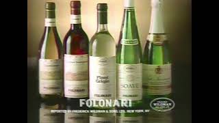 1990 Folonari Wine TV Commercial [upl. by Filahk273]