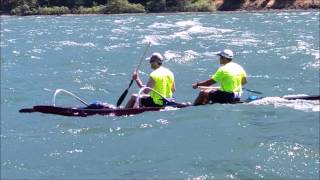 Gorge Downwind Paddle Festival 2015  1st Chase Pack [upl. by Nulubez]