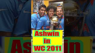 Ashwin in WC 2011 cricket india shorts ravichandranashwin worldcup2011 [upl. by Inesita216]