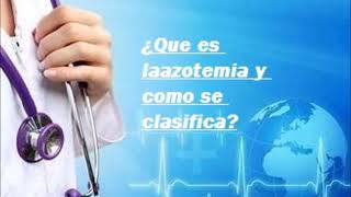 ¿Que es la azotemia y como se clasifica Salud para la gente de mi tierra [upl. by Ettena]