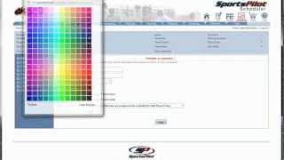 SportsPilot Scheduler  Create Schedule  Set Scheduling Info [upl. by Niriam]