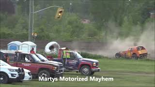 Eastern Ontario Vintage Stock Car Club 70s80s Heat Race May 25  Brockville Speedway [upl. by Argyres]