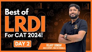 CAT 2024  Best of LRDI  Logical Reasoning amp Data Interpretation  Day 02  Vijay Sir  cat2024 [upl. by Farrison]