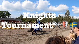 Riddarspel Lillerudsdagarna Knight Games Tournament Riddare Värmland Sverige Lillerud Sweden ⚔️🇸🇪 [upl. by Nonad]