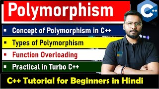 Polymorphism in C  Types of Polymorphism  C Tutorials for Beginners polymorphism [upl. by Nahtahoj]