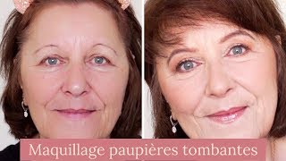 Maquillage pour paupieres tombantes [upl. by Linder]