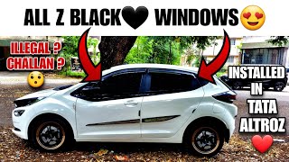 Altroz ke Sheeshe BLACK🖤😍 karva liye  CHALLAN😯 [upl. by Tawsha]