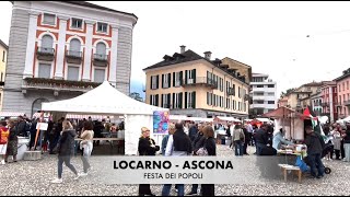 Locarno Festa dei Popoli 2024  Paseo en barco hasta Ascona  Canton Ticino Suiza [upl. by Christa643]